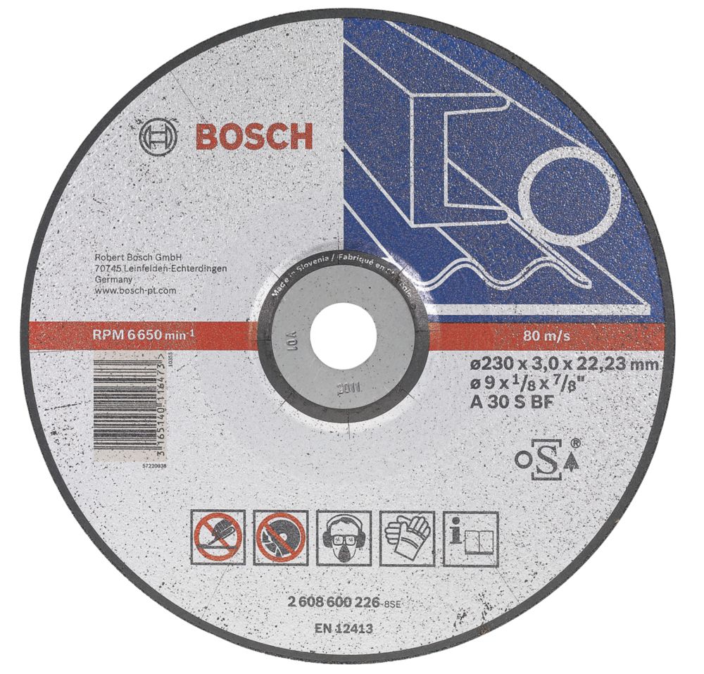 Disque à tronçonner métal 230 mm x 3 x 22,23 mm Expert Bosch