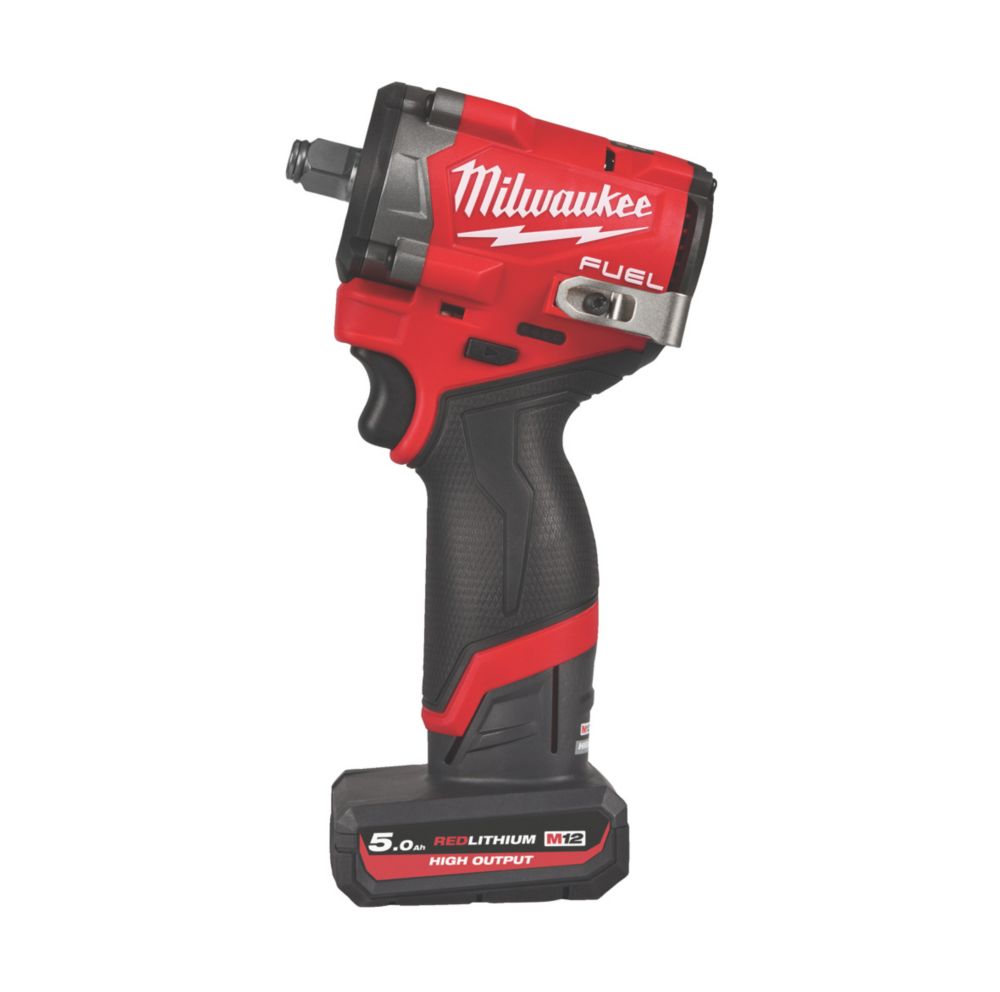 Clé à choc sans fil brushless haute puissance Li-Ion RedLithium 12V 2 x 5,0Ah 4933493455 Milwaukee