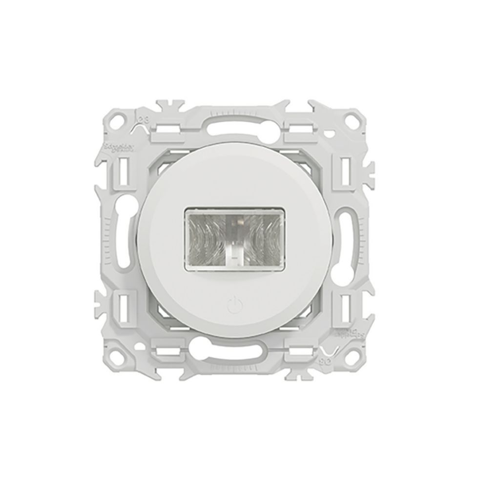 Détecteur de présence et mouvement 1 poste Schneider Electric Odace blanc