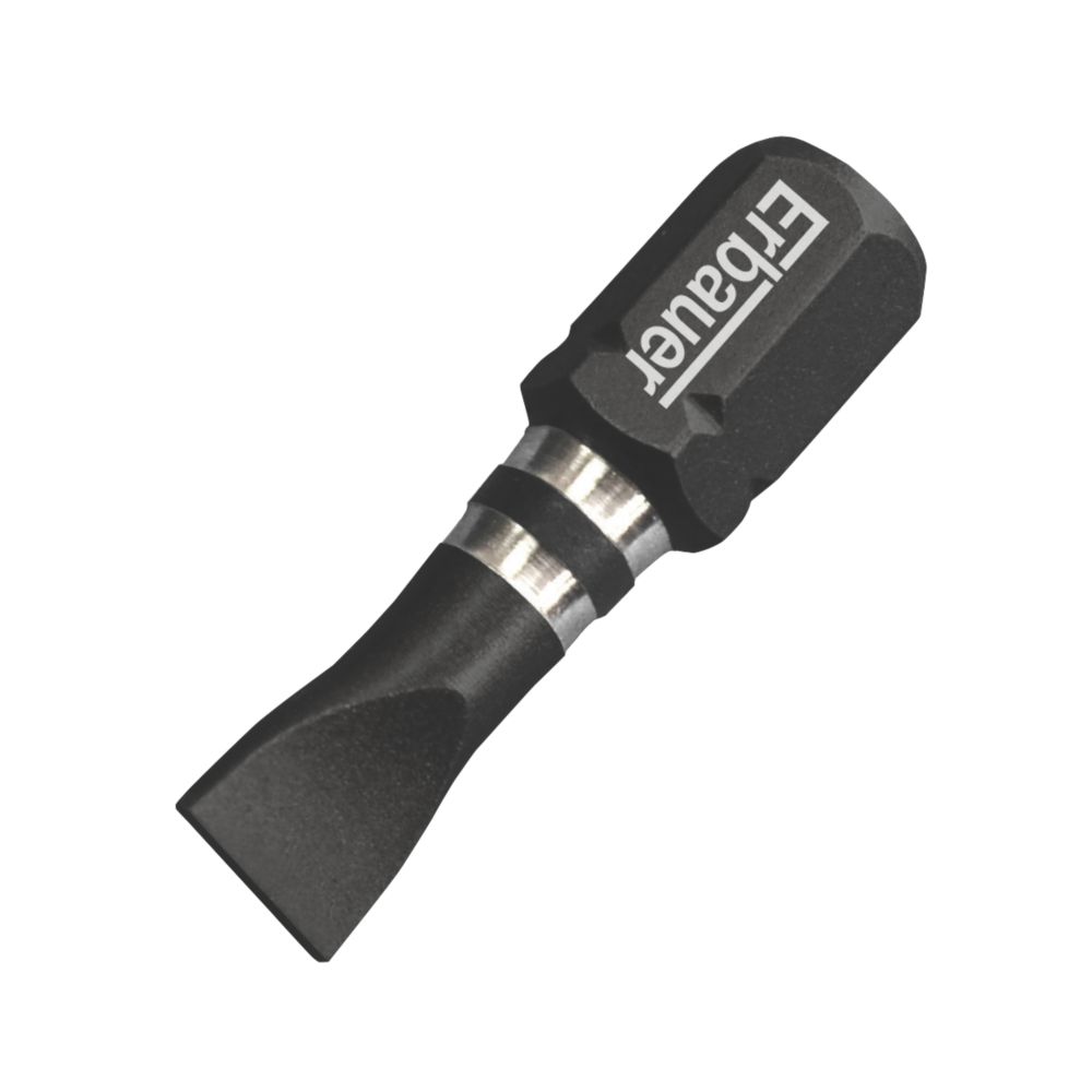 Jeu de 3 embouts de visseuse à choc à tête fendue SL5,5 x 25mm Erbauer