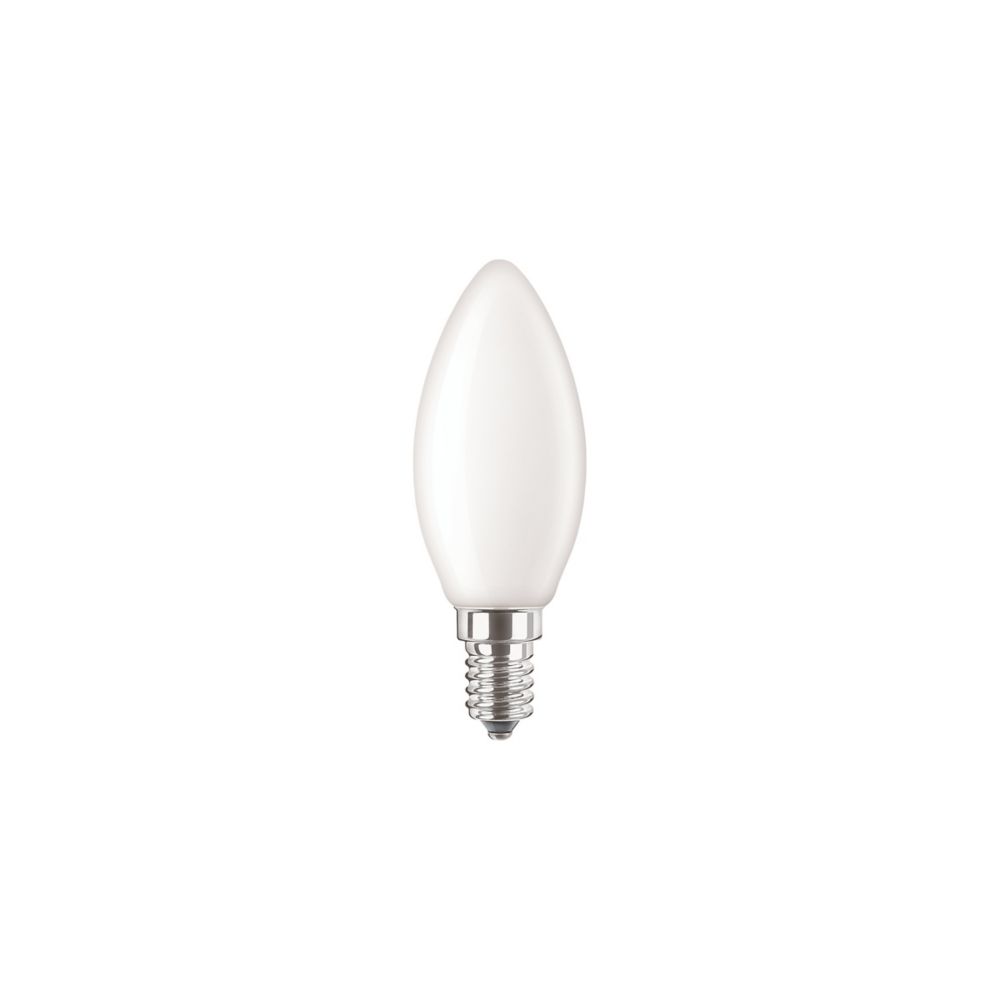 Ampoule Philips CorePro Dépolie E14 bougie LED 470lm 4.3W 2700 K