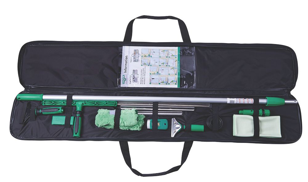Kit de nettoyage de vitres ErgoTec Pro Unger 16 pièces