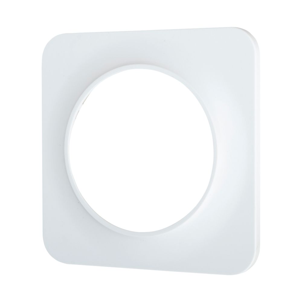 Plaque de finition 1 poste Composable Blanc