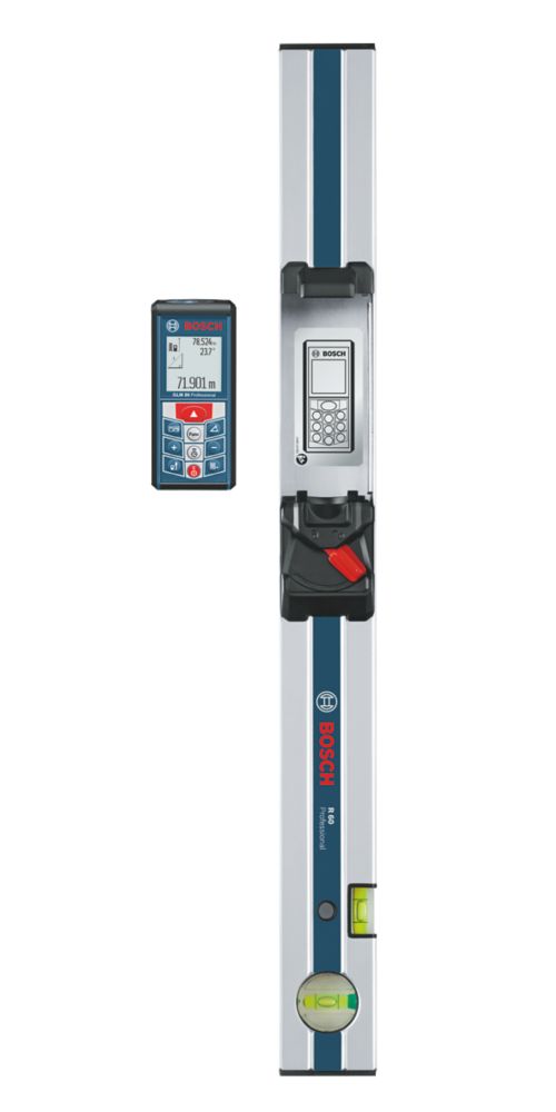 Télémètre laser et niveau à bulle GLM80 + R60 Bosch