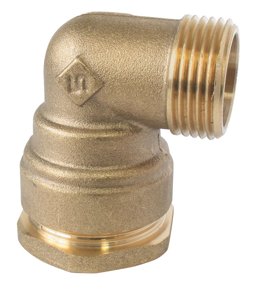 Coude mâle en laiton SUMO à visser pour tube PE 20mm x 15/21 - 1/2" Pronorm