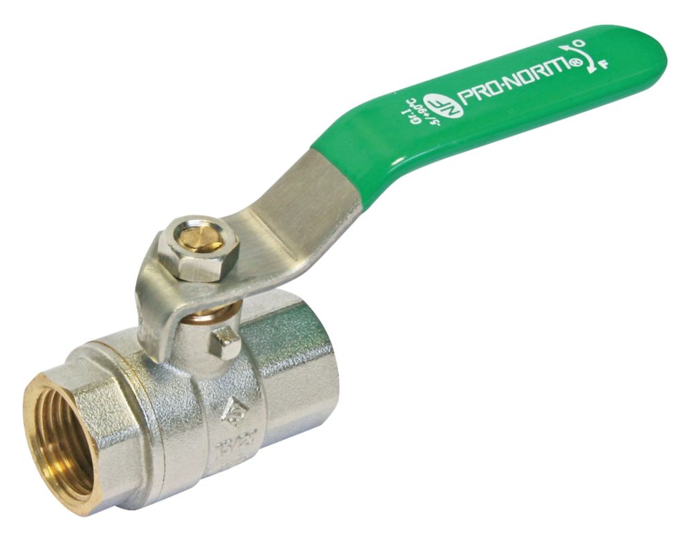 Vanne à sphère NF manette plate FF 33/42 - 1 1/4" Pronorm