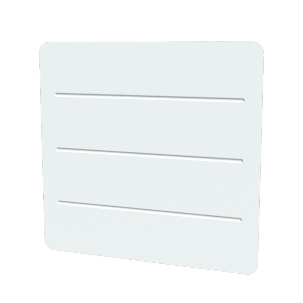 Radiateur double coeur de chauffe céramique + film à inertie sèche Yox blanc 1 500W