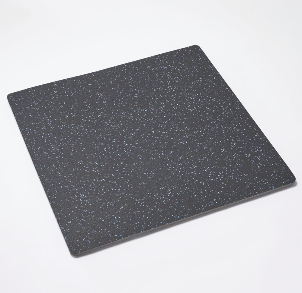 Dalle de sol amortissante Mottez grise/bleue 620 x 620mm 
