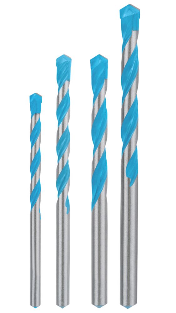 Lot de 4 forets multi matériaux à queue droite Expert Bosch