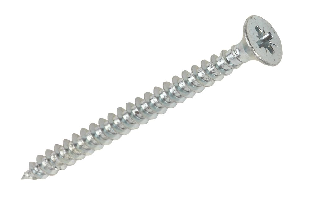 200 vis à bois polyvalentes à tête fraisée PZ SilverScrew 4 x 25mm