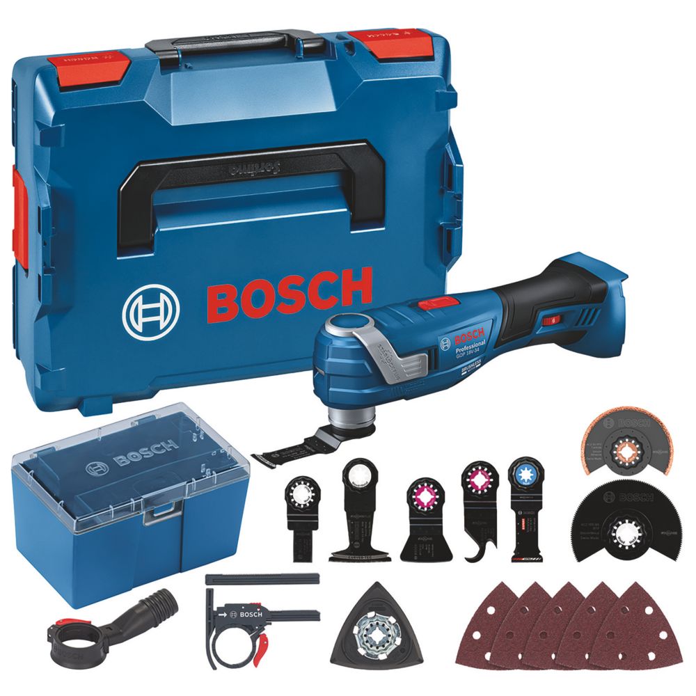  Outil multifonction sans fil brushless 18V Li-Ion AMPShare Bosch Professional GOP 18V-34 - Sans batterie 