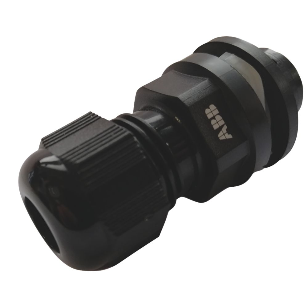 Presse-étoupe à connexion rapide en plastique ABB, 20,2mm, lot de 10