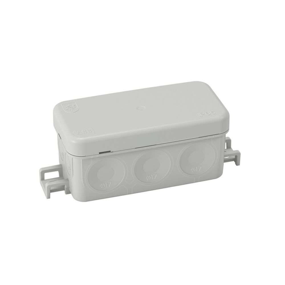 Boîte de dérivation rectangulaire 12 entrées ABB 43mm x 40mm x 105mm