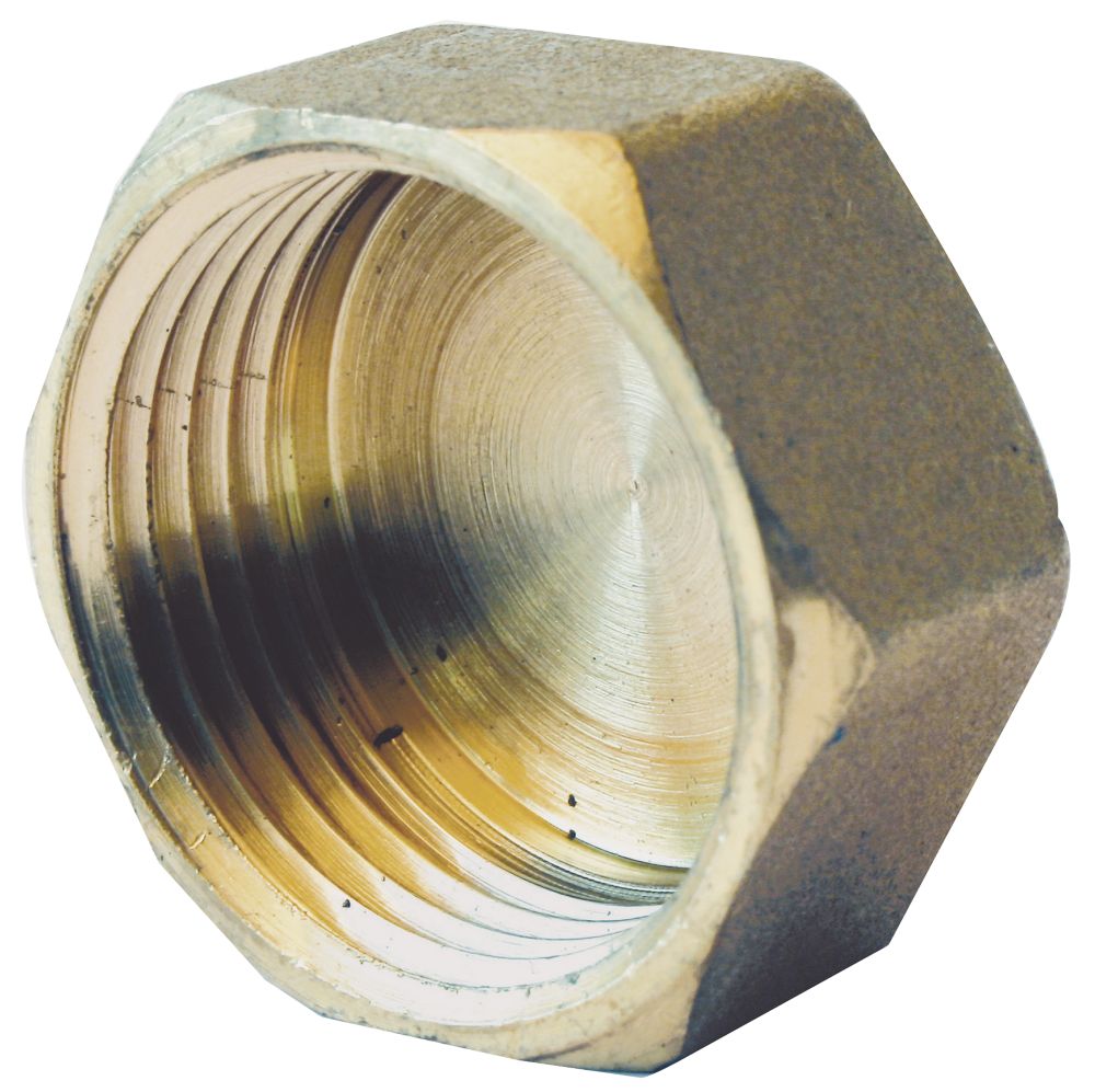 Bouchon à compression femelle en laiton Pronorm 26/34 - 1", lot de 2