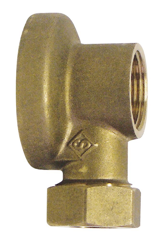 Applique murale pour robinet de puisage pour tube cuivre 14mm x 1/2" Pronorm