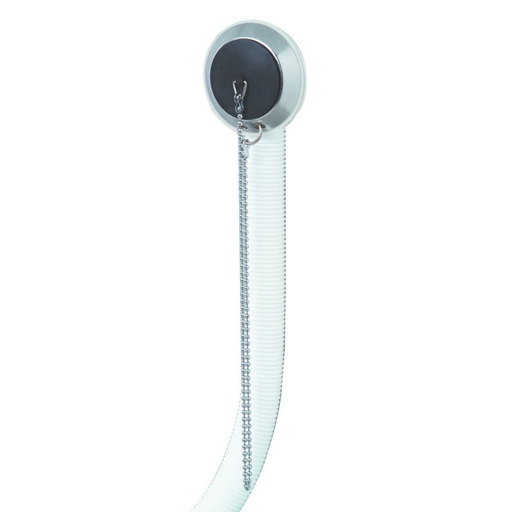 Vidage de baignoire à câble avec siphon orientable Black Touch - Wirquin