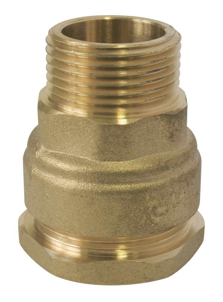 Raccord droit mâle laiton pour tube PE à visser SUMO 32mm x 26/34 - 1" Fixoconnect