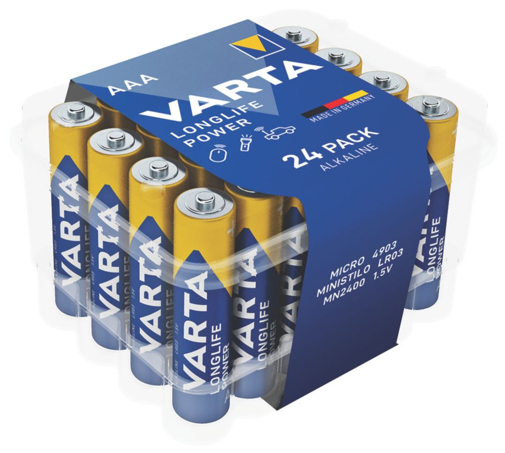 VARTA Piles AAA rechargeables, lot de 16