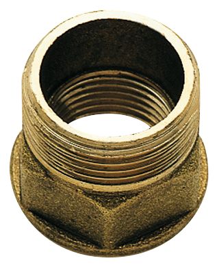 Mamelon réduit mâle femelle laiton à visser 20/27 - 3/4" x 26/34 - 1" Pronorm, lot de 2