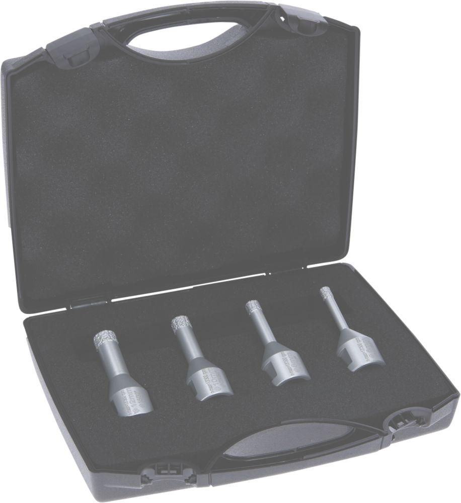 Coffret de 4 fraises diamantées 6/8/10/12mm Dry Speed Bosch