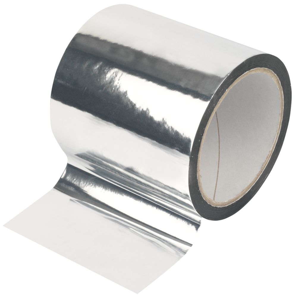 Ruban adhésif pour panneaux isolants Diall argent 45m x 100mm 