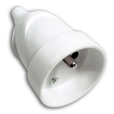 Fiche femelle Diall, 16A, blanche