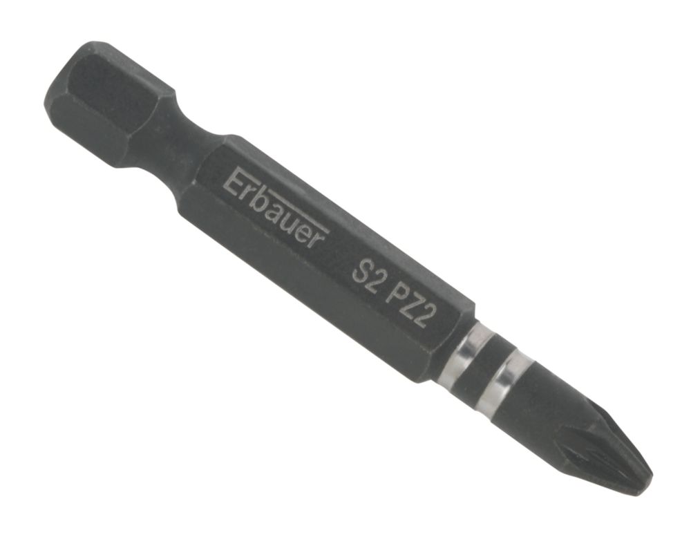 Jeu de 3 embouts de visseuse à choc PZ2 50mm Erbauer