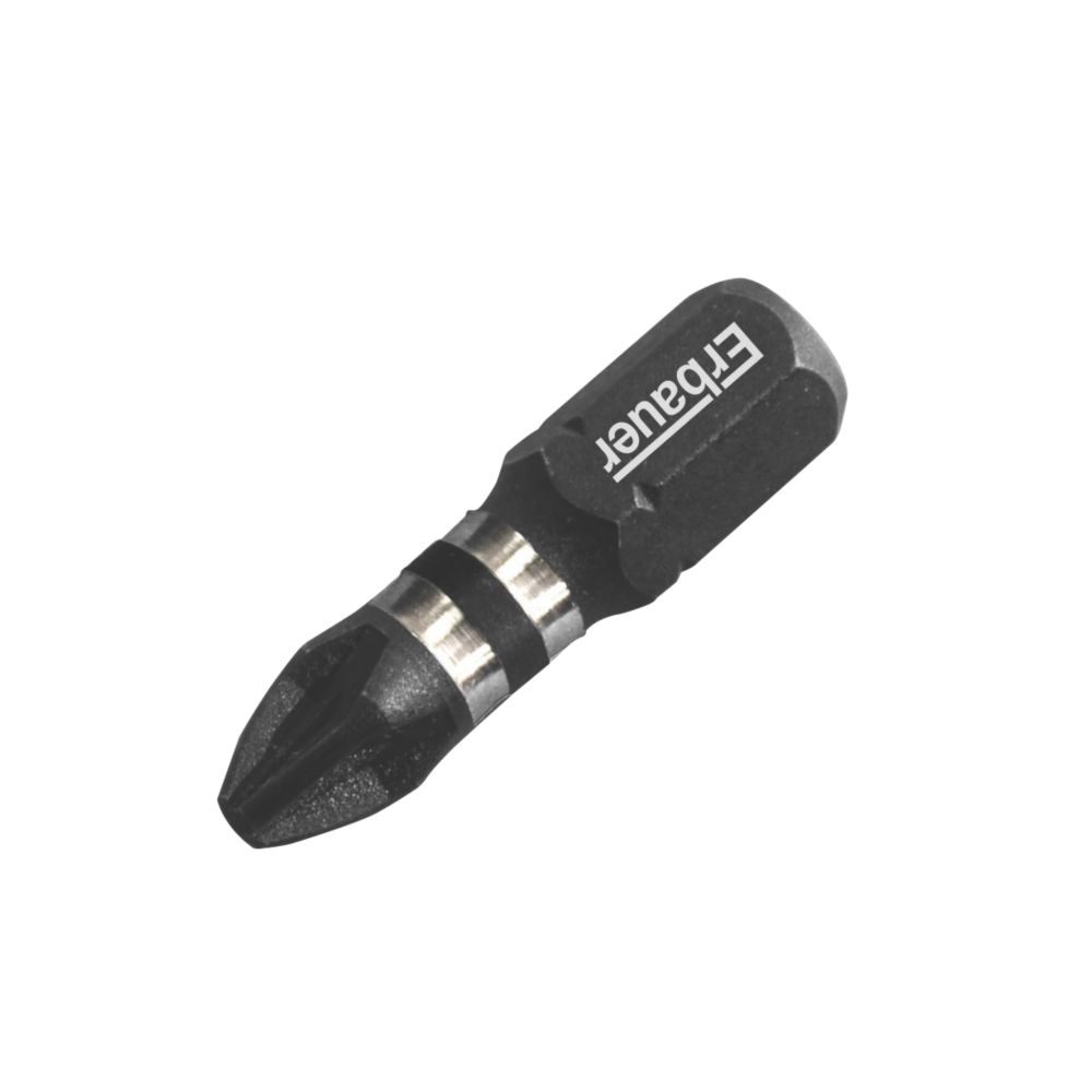Jeu de 3 embouts de visseuse à choc PZ3 25mm Erbauer
