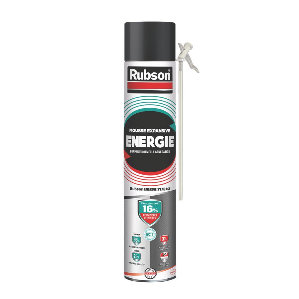 Mousse expansive Rubson Energie en aérosol 750ml