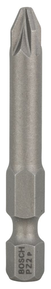 Jeu de 3 embouts PZ2 à queue hexagonale 49 mm Bosch