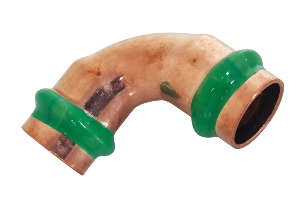 Coude égal 90° cuivre à sertir mâle femelle 12mm Pronorm, lot de 10