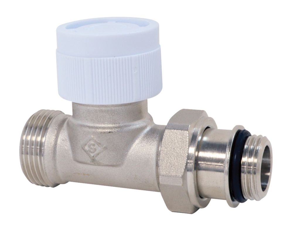Robinet de radiateur thermostatique droit Somatherm EK 3/4" x 1/2"