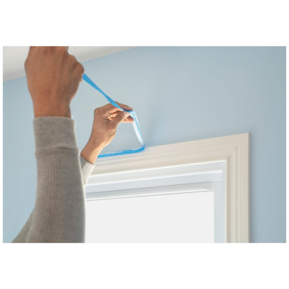 ScotchBlue Ruban De Masquage Multi-Surfaces - 36mm X 41m - Lot De 4 Rouleaux - Pour Peinture Intérieur/Extérieur - Sans Traces