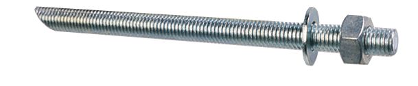 5 goujons argentés Easyfix M10 x 130mm
