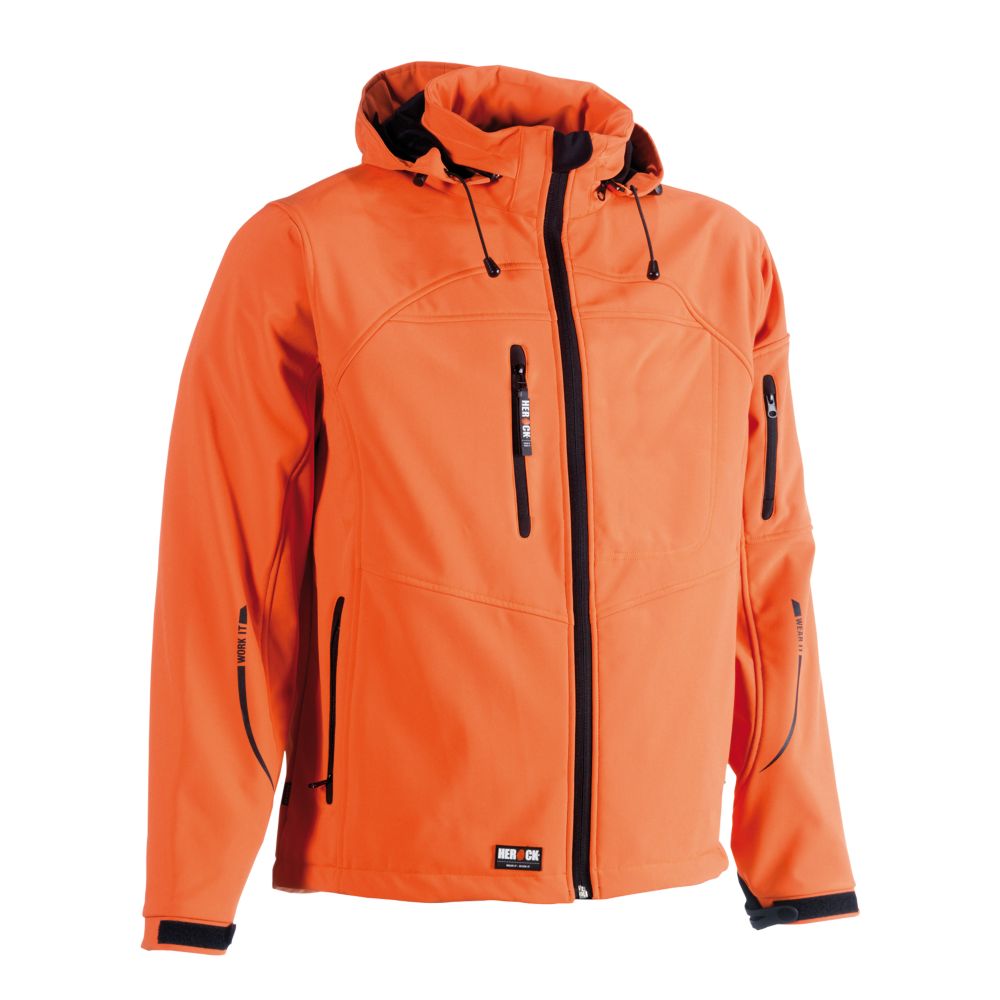 Veste de travail imperméable Herock Poseidon orange taille L
