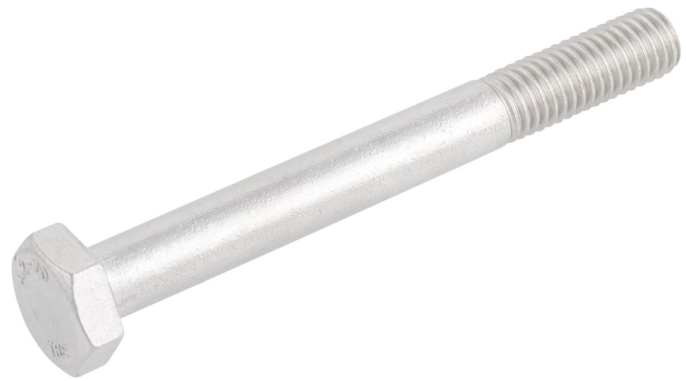 Vis à métaux en acier inoxydable filetés A2 Easyfix M10 x 90mm, lot de 10