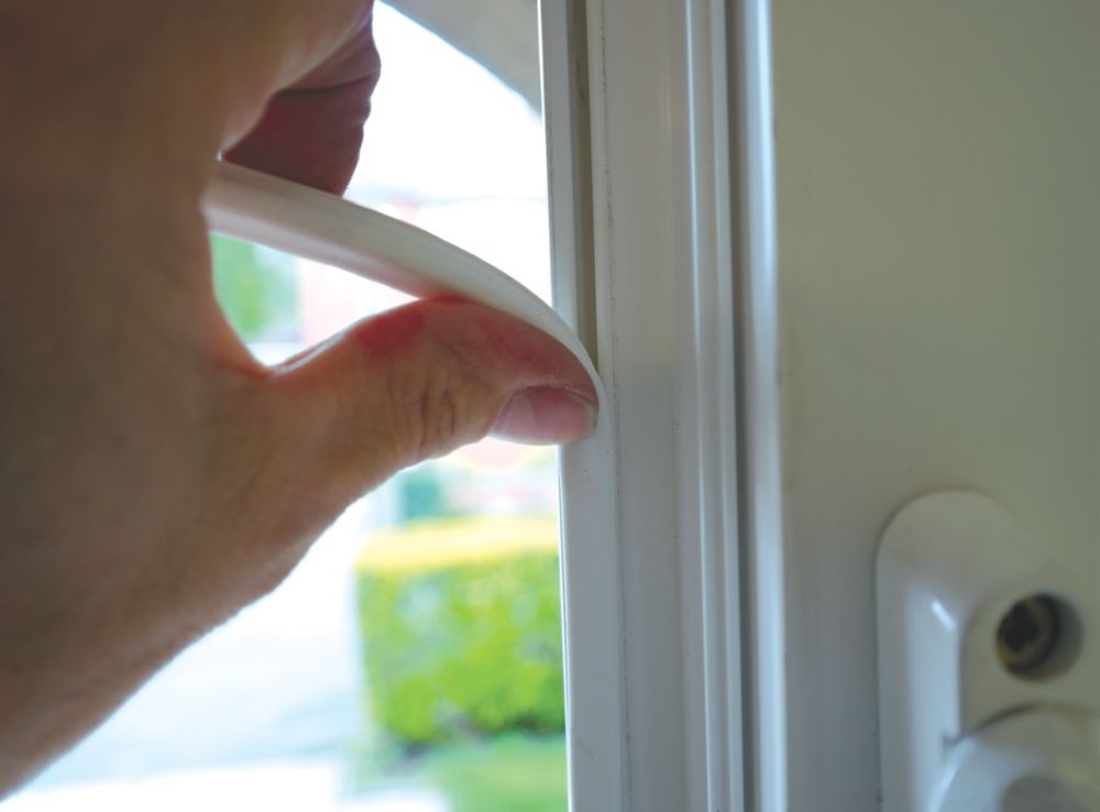 Joint pour portes et fenêtres en uPVC Stormguard blanc 20m 
