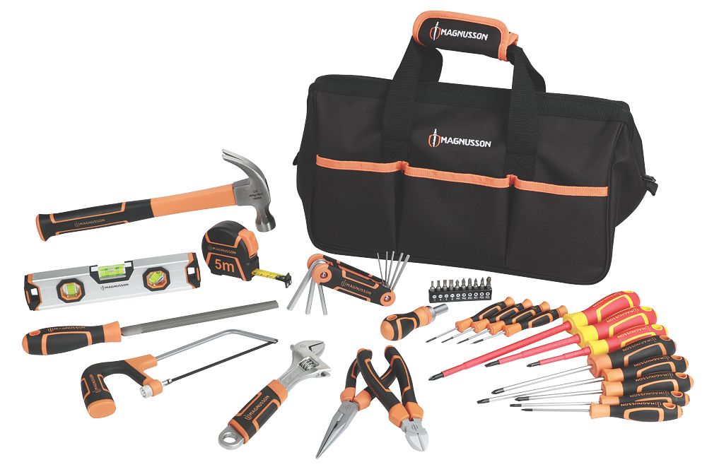 Kit de 40 outils Magnusson  Coffret et boîte à outils complète