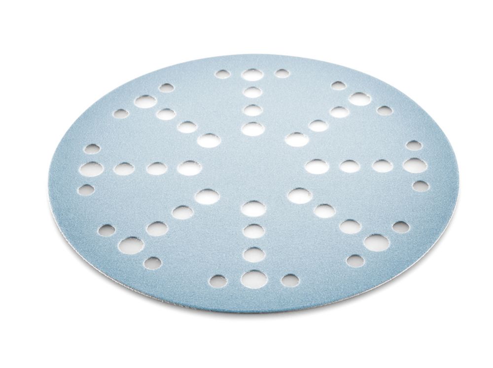 Lot de 25 disques abrasifs pour ponceuse à plâtre et cloison sèche 7 trous grain 100 Festool D225 P100 GR/25 205656 225mm 