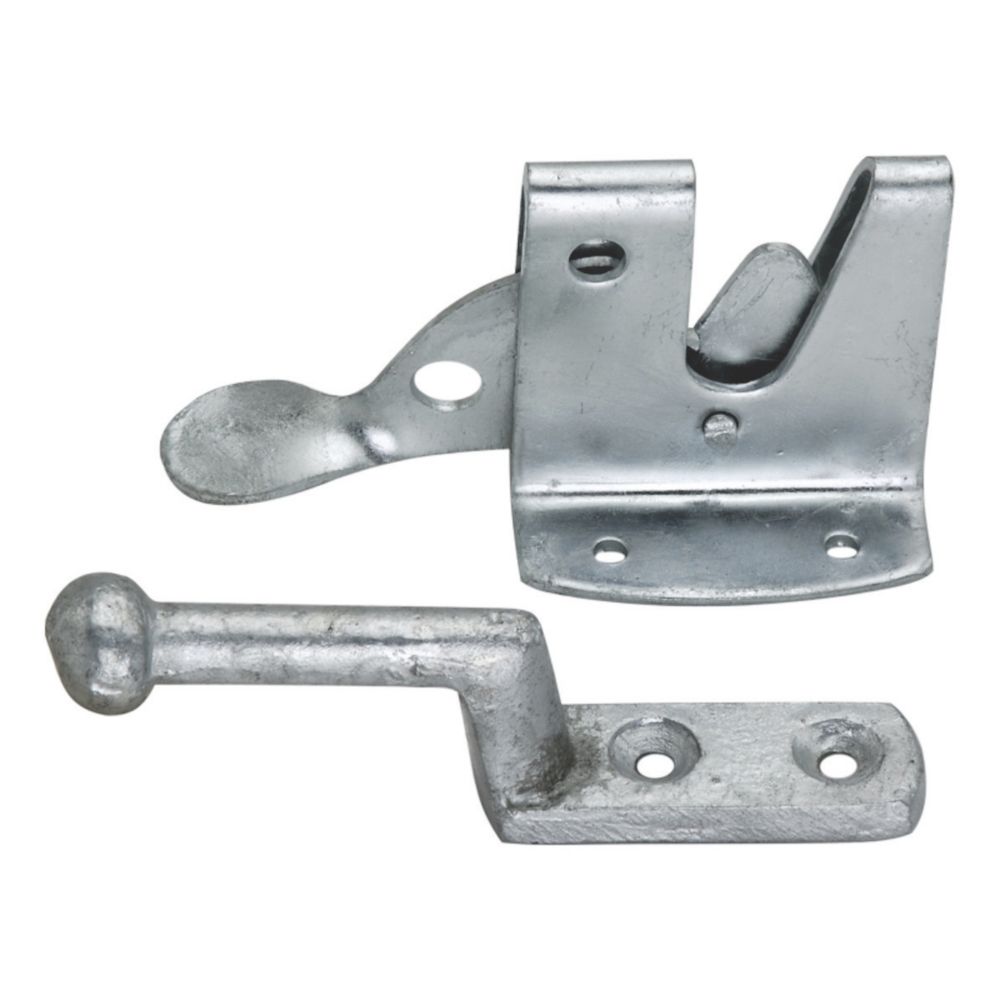 Loquet de portail auto robuste Smith & Locke galvanisé 120mm 
