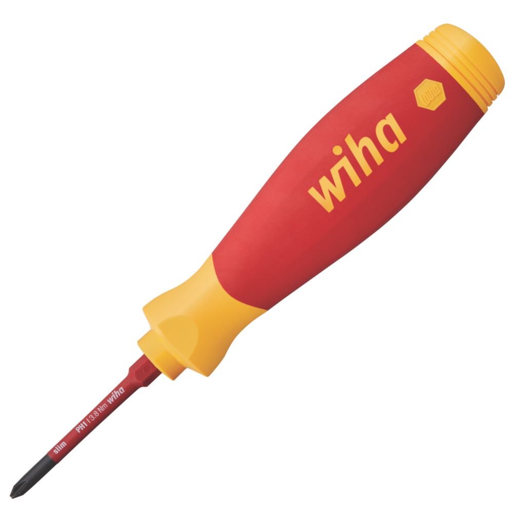 Tournevis Wiha PocketMax VDE avec magasin de 4 embouts