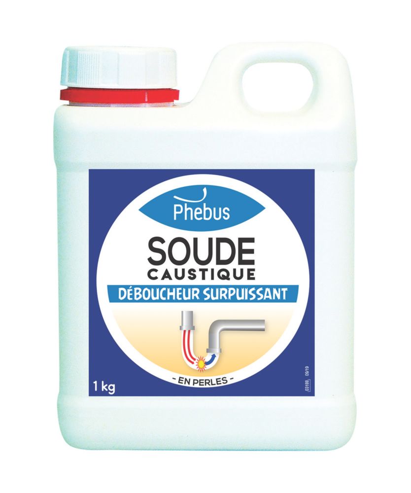 Soude caustique perles Phebus 1kg