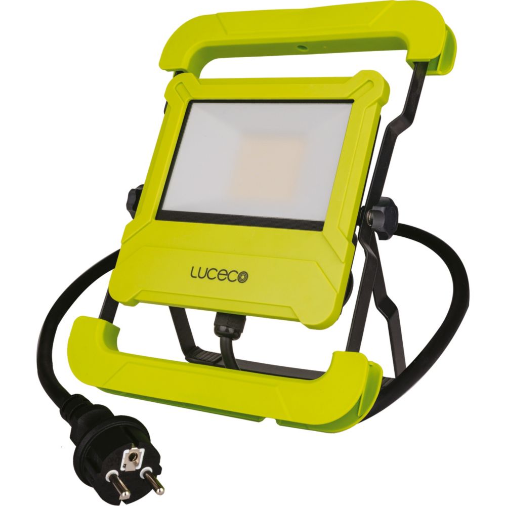 Projecteur de chantier filaire LED Luceco LW50G40SC2-F1 50W 4000lm IP54