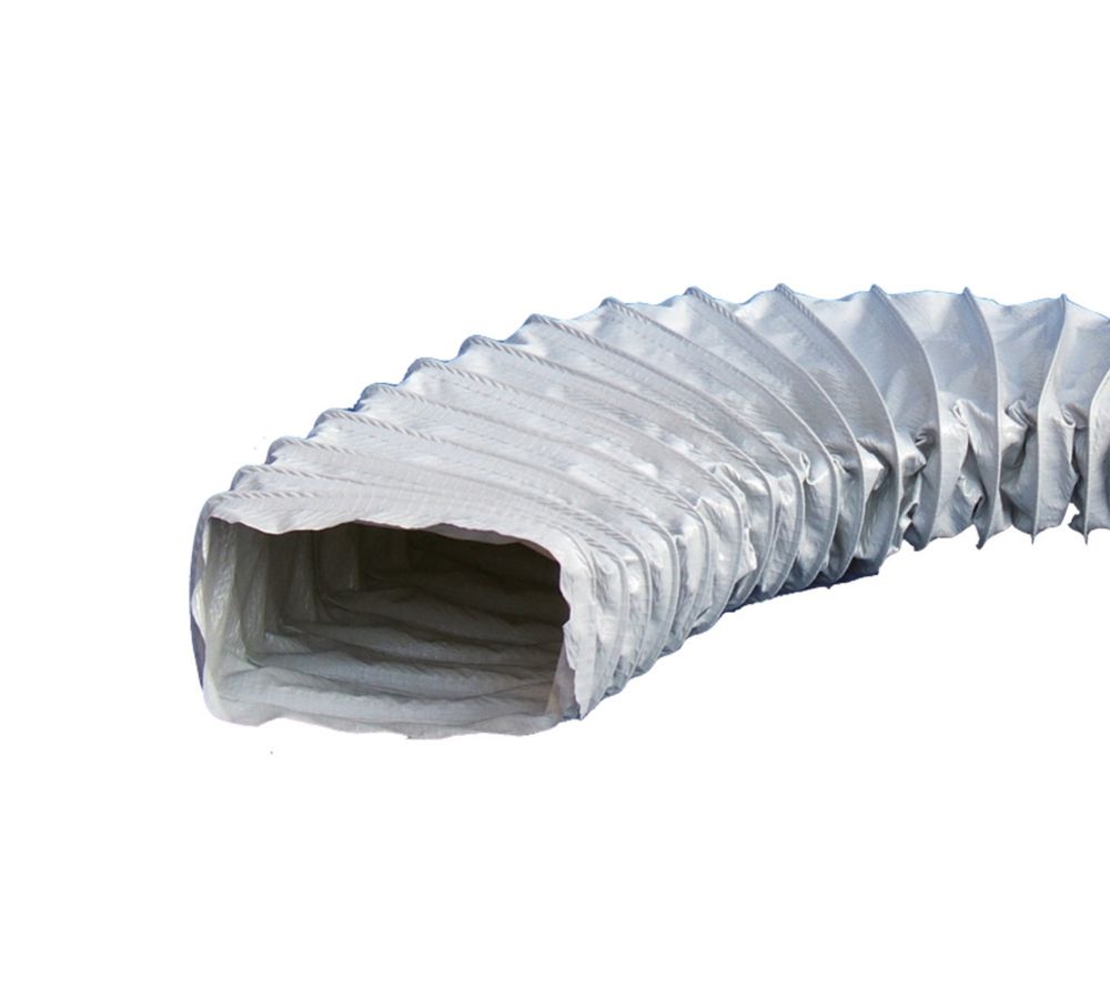 Conduit flexible extra-plat en PVC Eoliance Habitat gris 3 000mm x 125mm