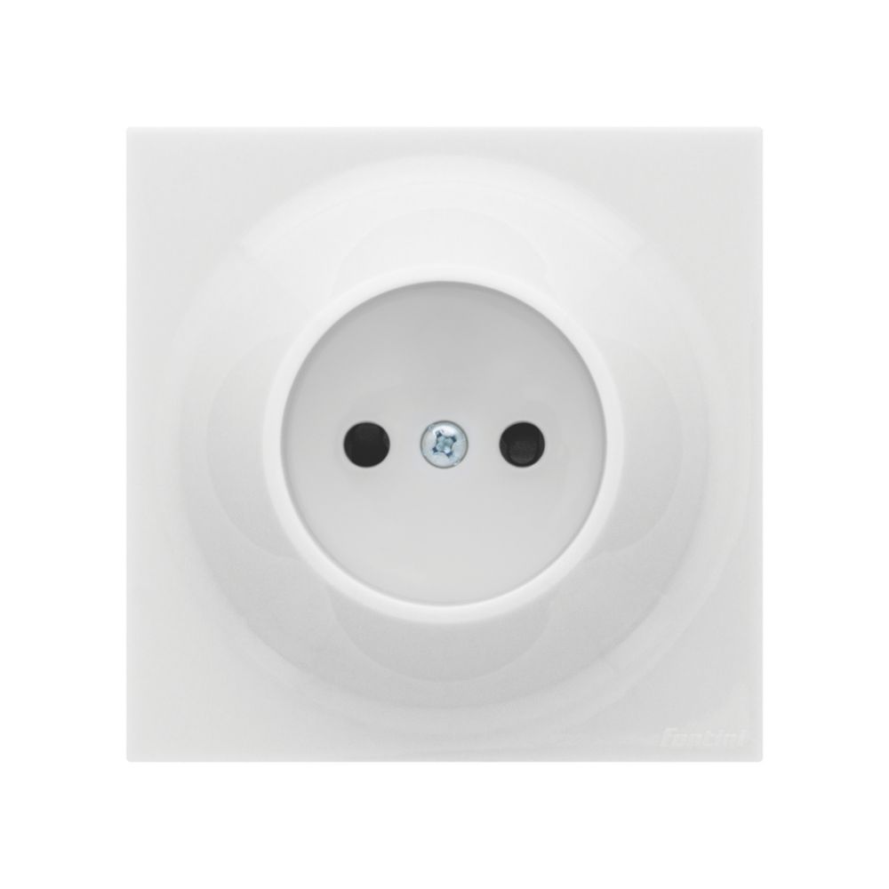 Prise sans terre blanc 1 poste Fontini Neo Evo