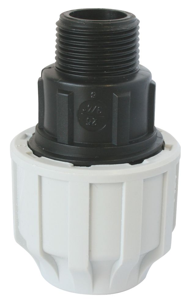 Coupleur mâle MDPE Pronorm 25mm x 20/27 - 3/4"