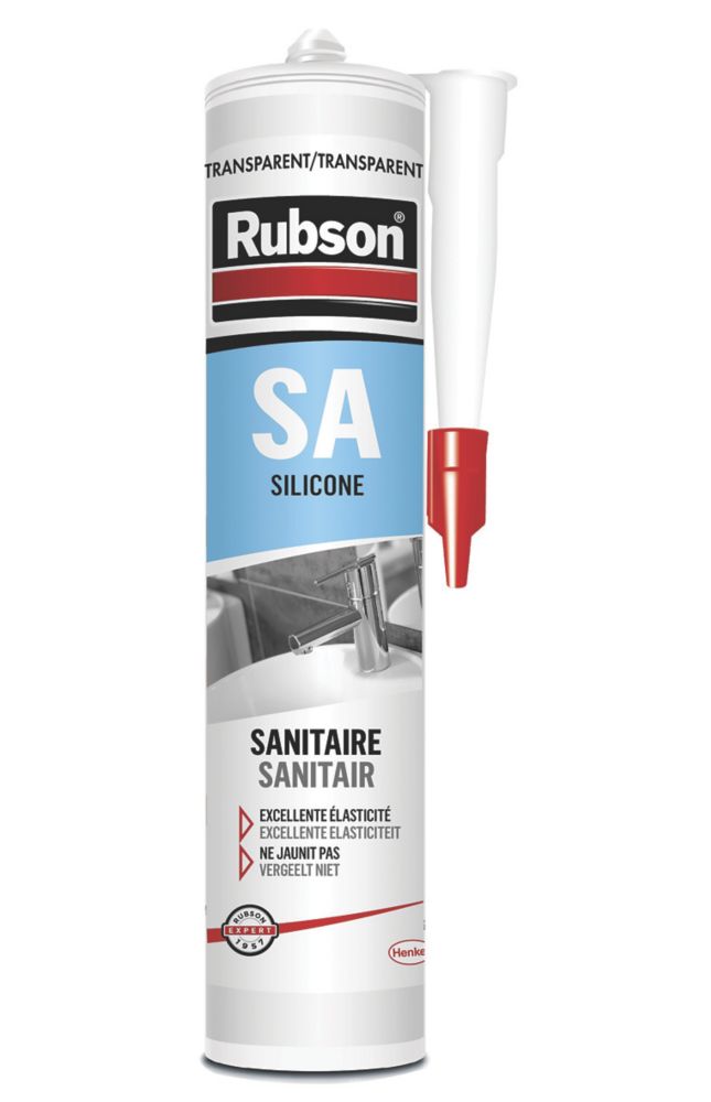 Rubson Mastic silicone sanitaire SA transparent 300ml
