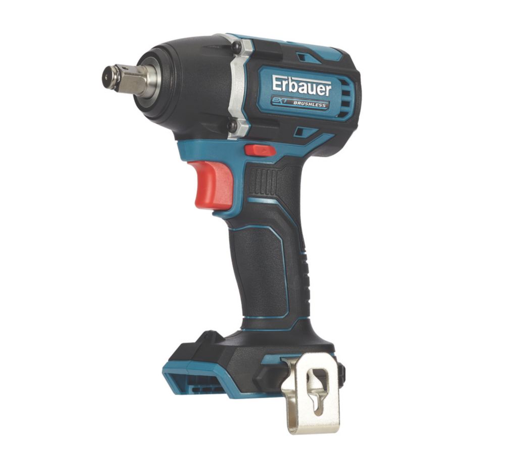 Clé à choc sans fil brushless Erbauer EIW18-Li 18V Li-ion EXT - Sans batterie