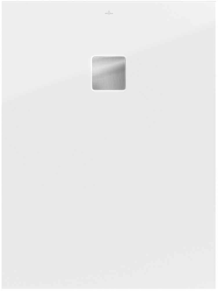 Receveur de douche rectangulaire Villeroy & Boch Planeo blanc brillant 1 200 x 900 x 40mm