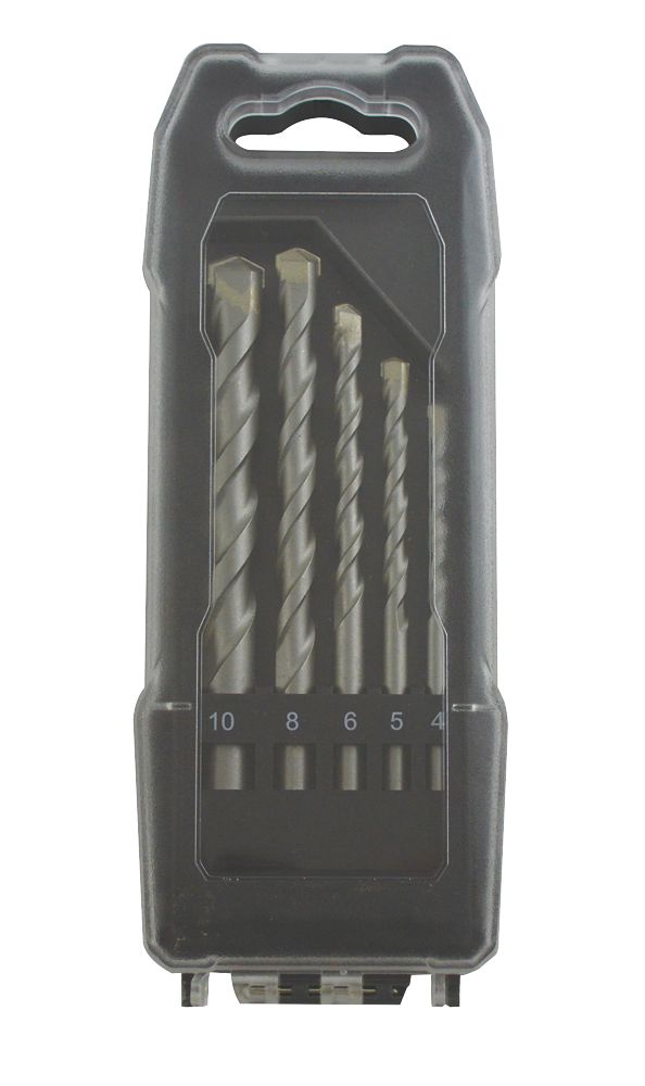 Jeu de 5 forets béton à queue droite